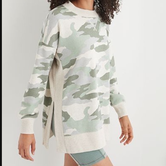 Aerie Good Vibes Oversized Sweatshirt - Size XS - Picture 3 of 4